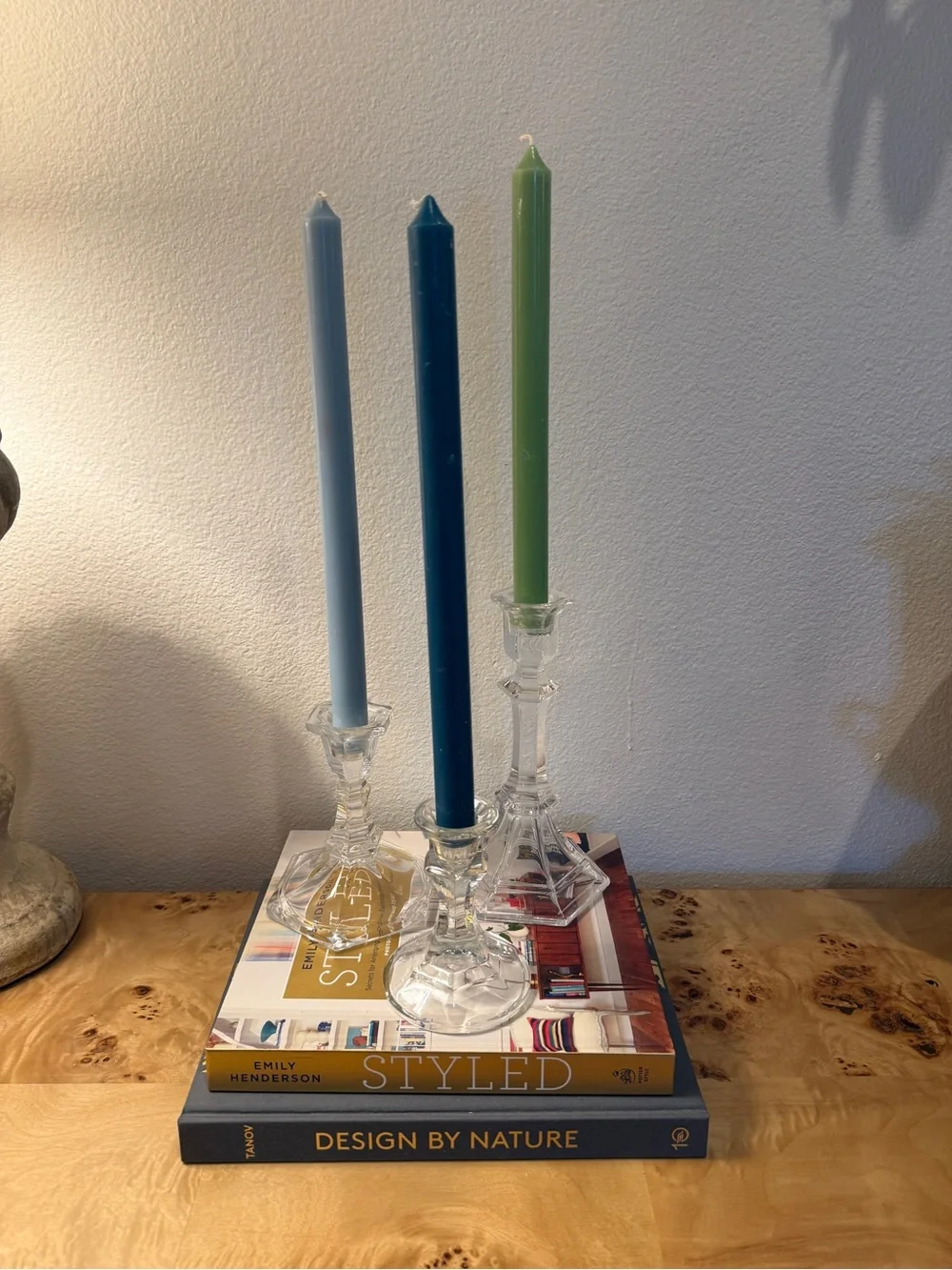 Set of 8 Glass Candle Holders